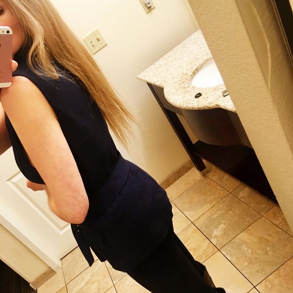 NWT WH|BM Linen Blend “Dobby” Vest, Size 14 - Picture 3 of 8